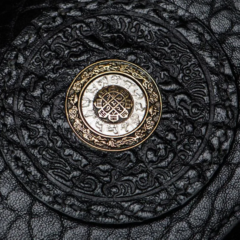Handmade Leather Black Chain Wallet Mens Biker Wallet Cool Leather Wallet Long Wallets for Men