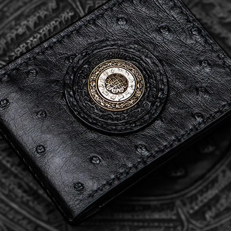 Handmade Leather License Wallet Tooled Mens Small Wallet Cool Leather Wallet billfold Wallet for Men