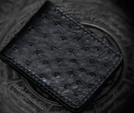 Handmade Leather License Wallet Tooled Mens Small Wallet Cool Leather Wallet billfold Wallet for Men
