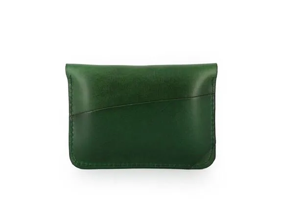 Handmade Leather Mens Front Pocket Wallet Card Wallets Small Change Wallets for Men