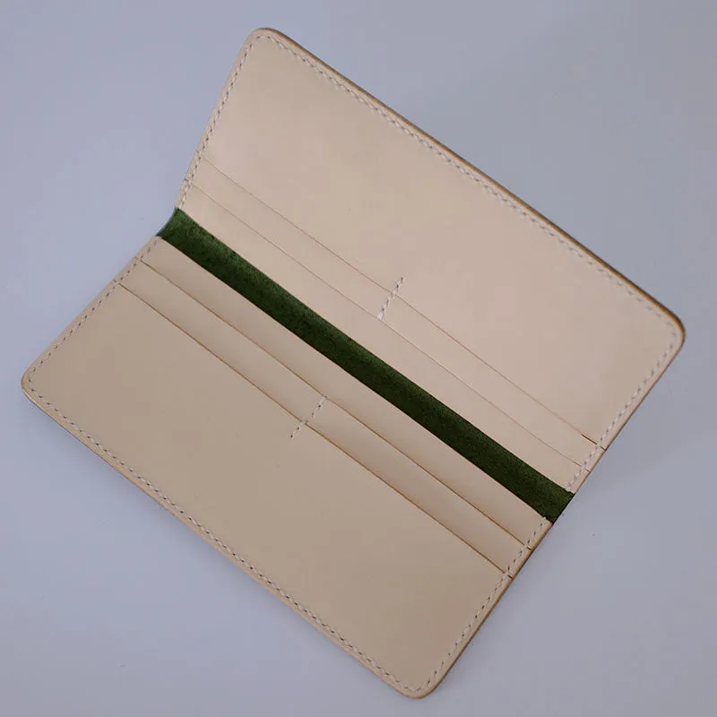 Handmade LEATHER Womens Long Wallet Leather Bifold Long Wallet FOR Women
