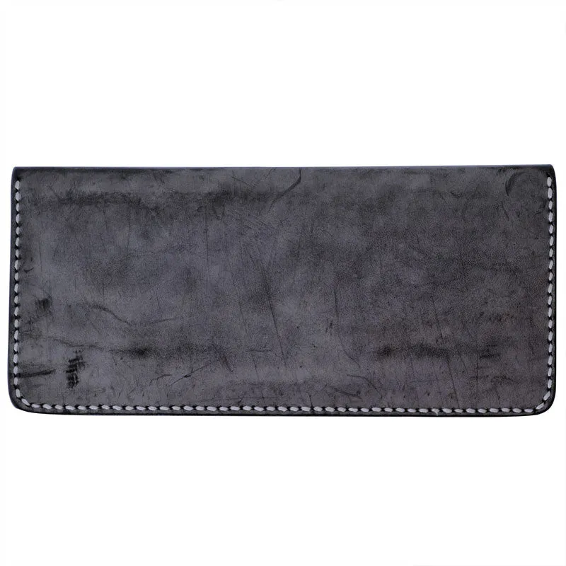 Handmade LEATHER Womens Long Wallet Leather Bifold Long Wallet FOR Women