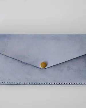 Handmade LEATHER Womens Long Wallet Leather Envelope Long Wallet FOR Women