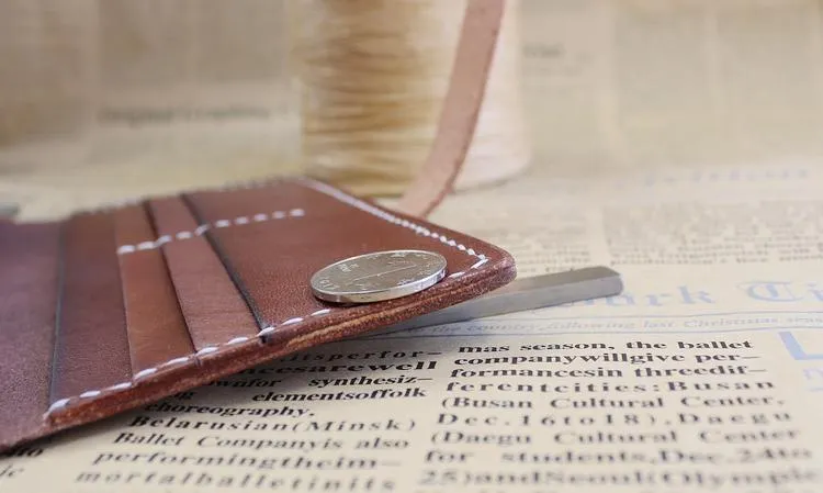 Handmade Leather Womens Vintage Long Wallet Cute Long Wallet for Women