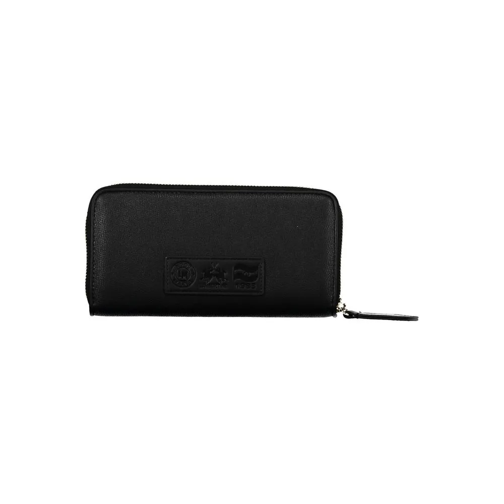 La Martina Black Polyethylene Women Wallet