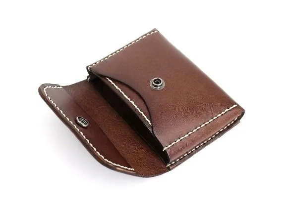 Leather Mens Card Wallets Front Pocket Wallet Small Cool Change Wallet for Men