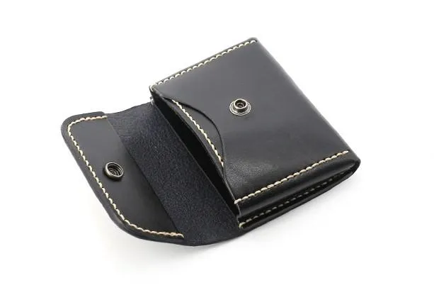 Leather Mens Card Wallets Front Pocket Wallet Small Cool Change Wallet for Men