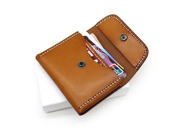 Leather Mens Card Wallets Front Pocket Wallet Small Cool Change Wallet for Men