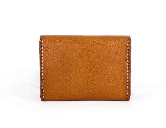 Leather Mens Card Wallets Front Pocket Wallet Small Cool Change Wallet for Men
