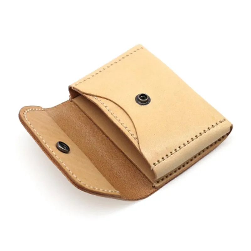 Leather Mens Card Wallets Front Pocket Wallet Small Cool Change Wallet for Men