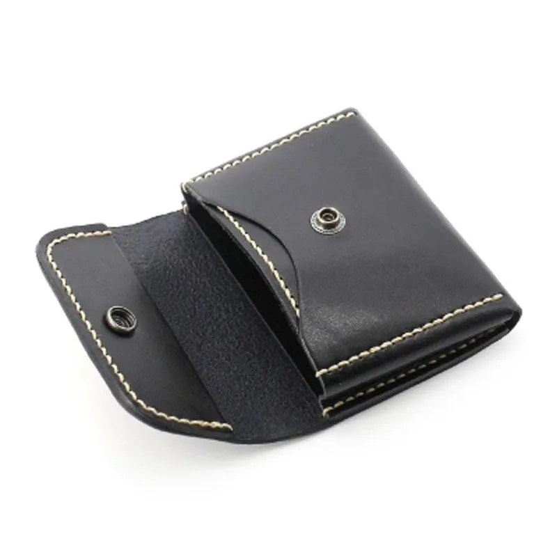 Leather Mens Card Wallets Front Pocket Wallet Small Cool Change Wallet for Men