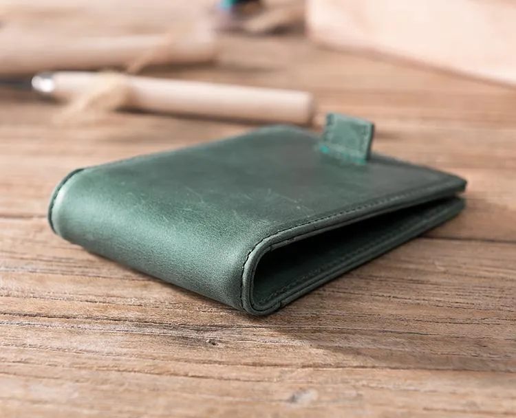 Leather Mens Cool billfold Wallets Card Holder Small Card Slim Wallets for Men