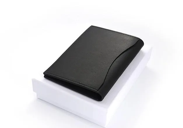 Leather Mens Front Pocket Wallet Small Card Wallet Change Wallets for Men