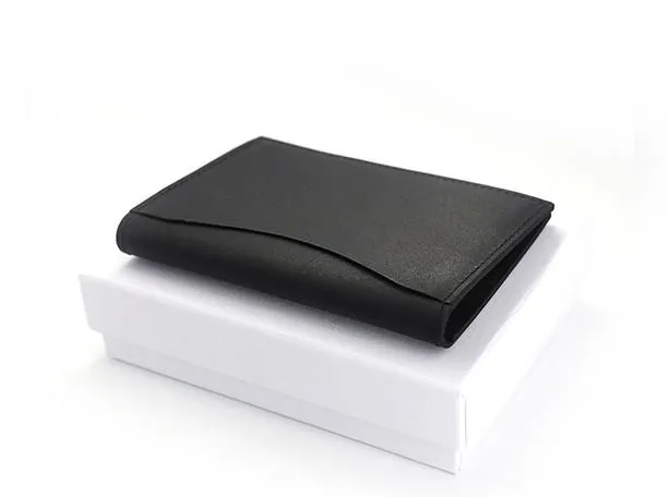 Leather Mens Front Pocket Wallet Small Card Wallet Change Wallets for Men
