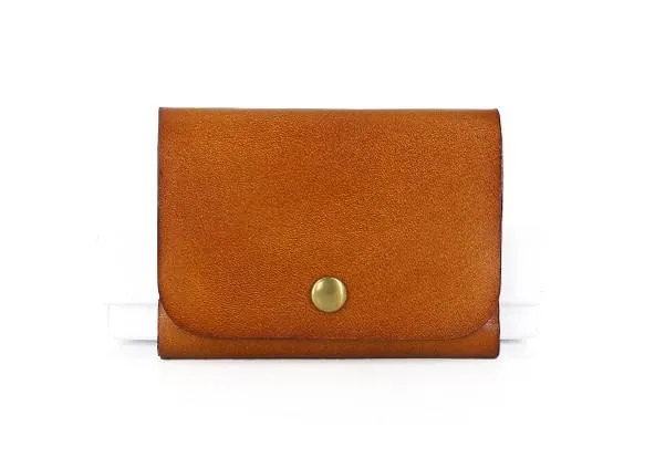 Leather Mens Front Pocket Wallet Small Wallets Card Wallet Change Wallet for Men