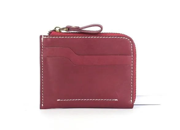 Leather Mens Front Pocket Wallets Small Slim Wallet billfold Card Wallet Change Wallet for Men