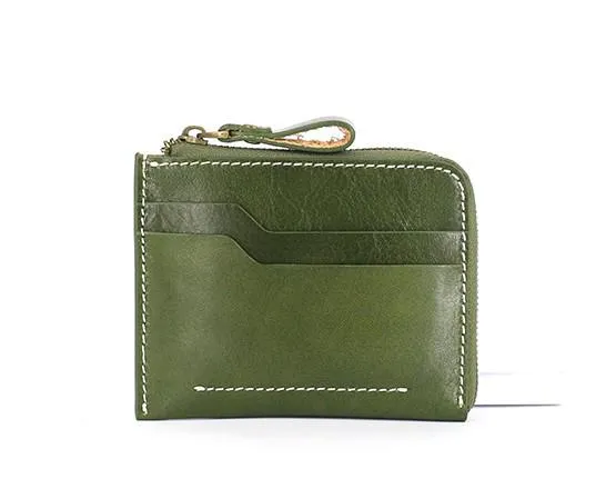 Leather Mens Front Pocket Wallets Small Slim Wallet billfold Card Wallet Change Wallet for Men