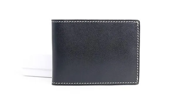 Leather Mens Slim license Wallet Card Wallets Slim Wallet Front Pocket Wallet for Men