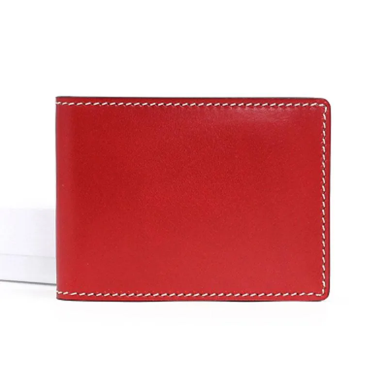 Leather Mens Slim license Wallet Card Wallets Slim Wallet Front Pocket Wallet for Men