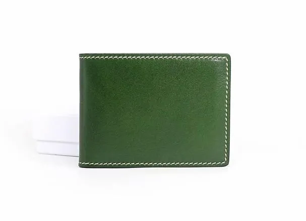 Leather Mens Slim license Wallet Card Wallets Slim Wallet Front Pocket Wallet for Men