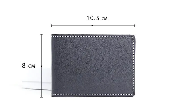 Leather Mens Slim license Wallet Card Wallets Slim Wallet Front Pocket Wallet for Men