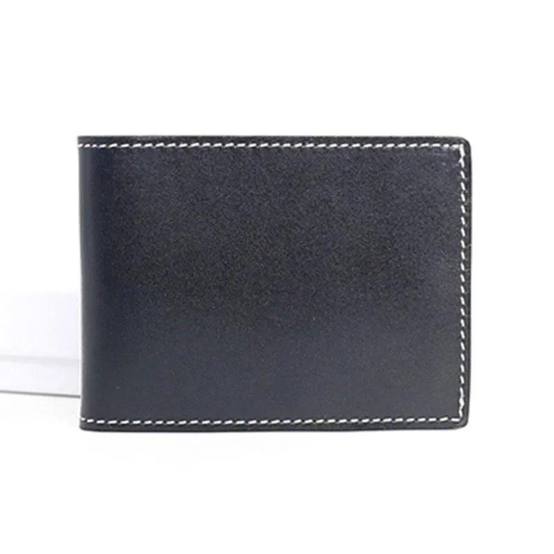 Leather Mens Slim license Wallet Card Wallets Slim Wallet Front Pocket Wallet for Men