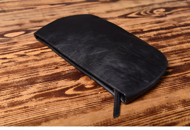 LEATHER Women Wristlet Wallet Zipper Clutch FOR Women