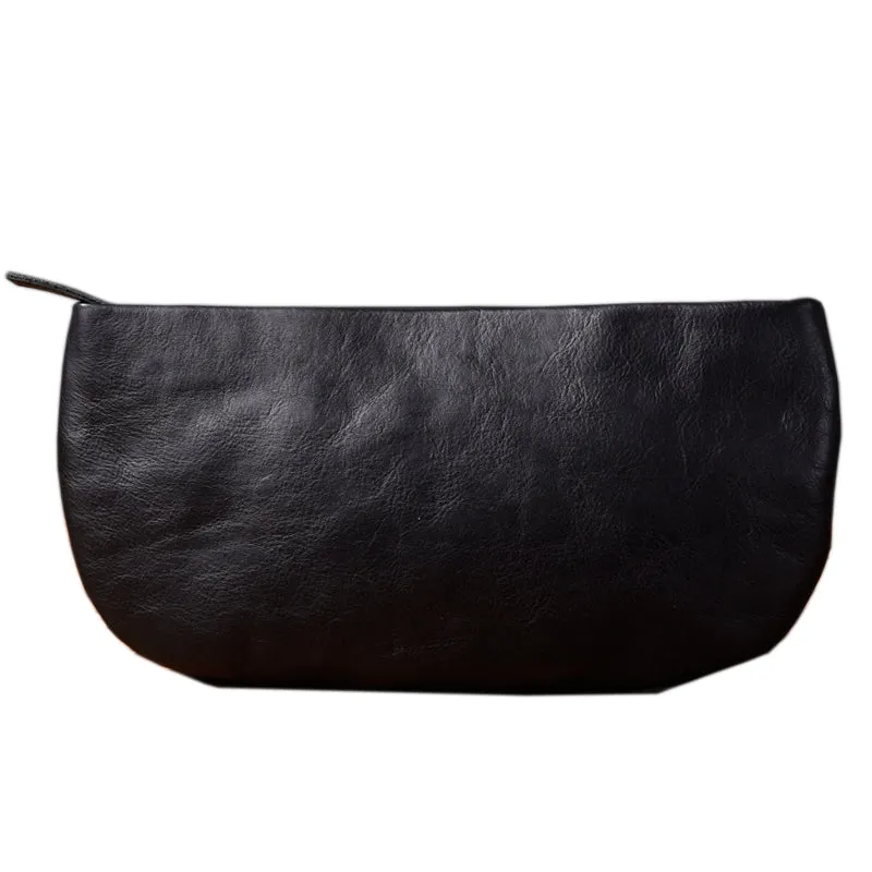 LEATHER Women Wristlet Wallet Zipper Clutch FOR Women