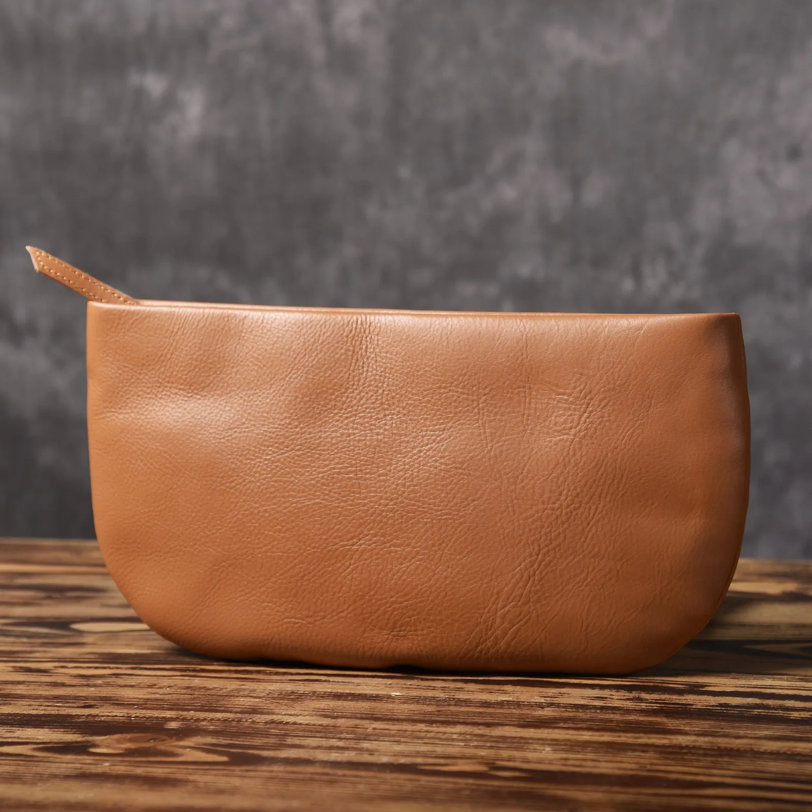 LEATHER Women Wristlet Wallet Zipper Clutch FOR Women