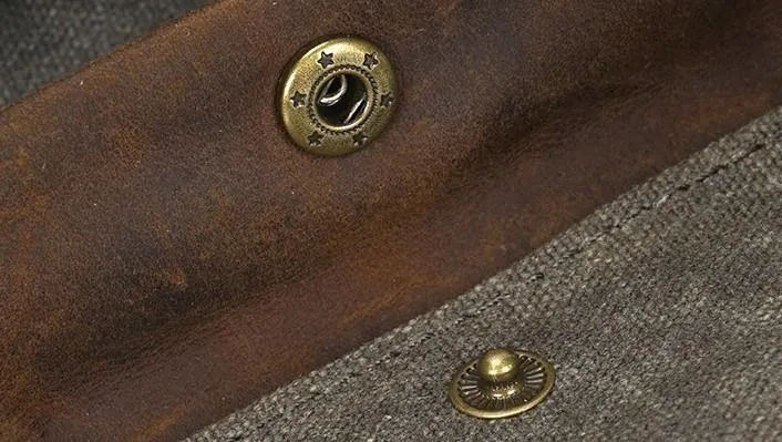 Mens Canvas Long Wallets for men Bifold Cool Men Long Wallet
