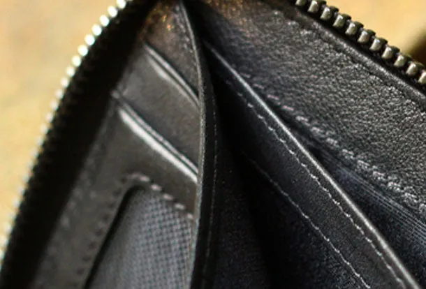 Mens Leather Wallet billfold Leather Wallet Small Slim Bifold Wallet For Men