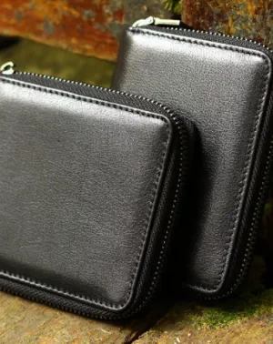 Mens Leather Wallet billfold Leather Wallet Small Slim Bifold Wallet For Men