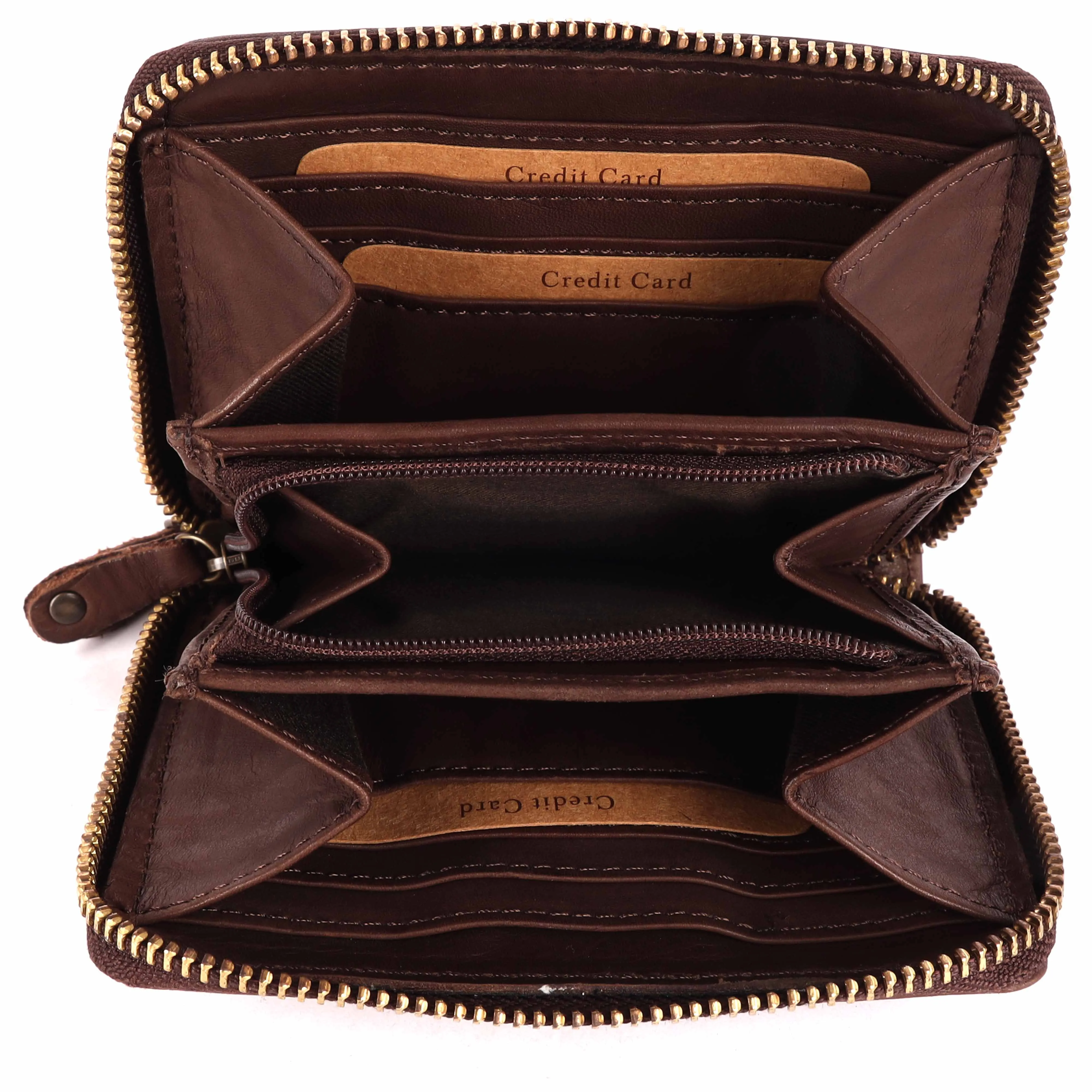 Oliver- The Small Wallet -Dark Brown