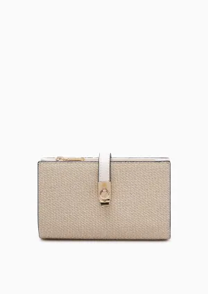 Raff Pocket Long Wallet Ivory