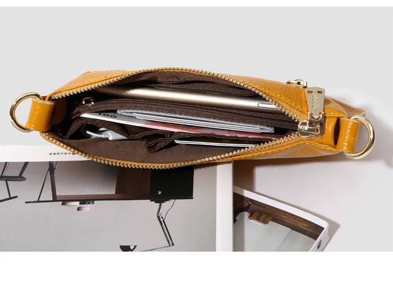Red Leather Wristlet Wallet Womens Small Minimalist Shoulder Purse Zip Crossbody Purse Slim Shoulder Bag for Women