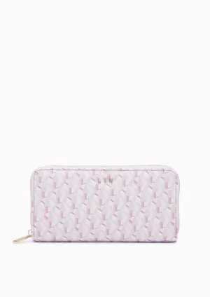 Solona Long Wallet Printed Pink