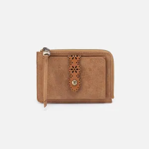 Tabby Zip Medium Wallet In Buffed Leather - Whiskey