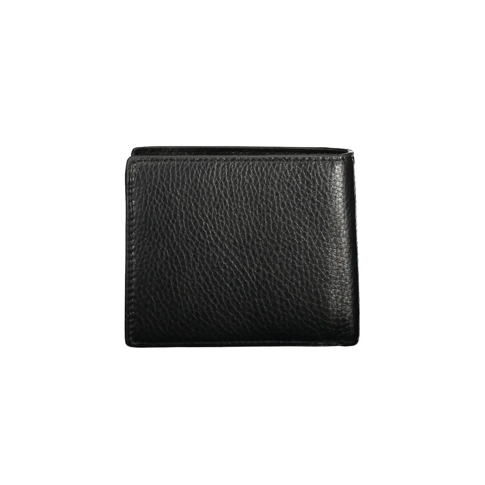 Tommy Hilfiger Black Leather Men Wallet