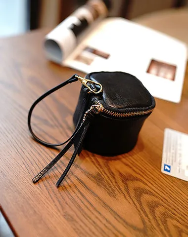 Vintage Green Leather Wristlet Wallet Cube Zip Clutch Wallet Womens Tan Ladies Zip Around Wallets for Women