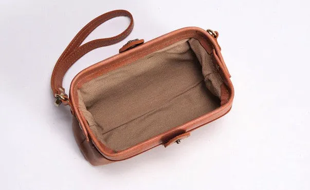 Vintage LEATHER Womens Wristlet Bag Change Long Wallet FOR Women