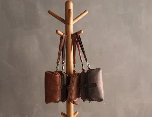 Vintage LEATHER Womens Wristlet Bag Change Long Wallet FOR Women