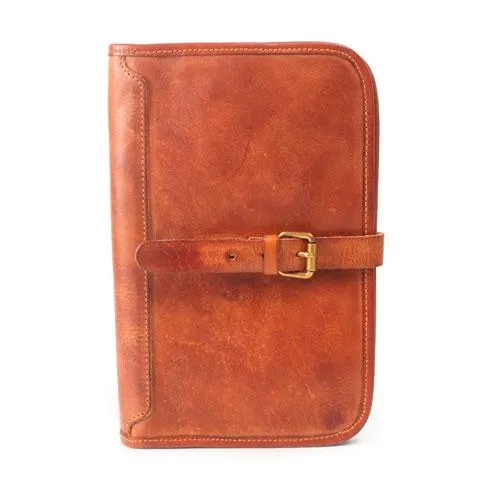 Vintage Womens Brown Leather Long Wallet Clutch Wallet Large Brown Clutch Purse